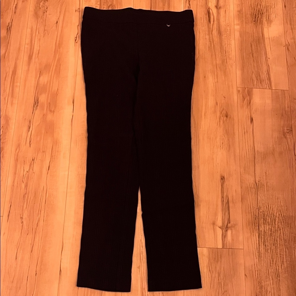 Rafaella Black Straight Leg Pants Women's